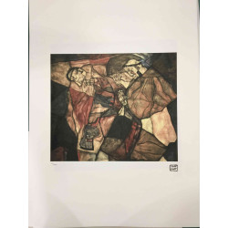 Egon Schiele Lithographie Off-Set-Edition 200 cm 50x70