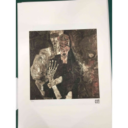 Egon Schiele Lithographie Off-Set-Edition 200 cm 50x70