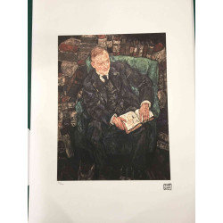 Egon Schiele Lithografie offsetuitgave 200 cm 50x70