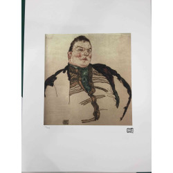 Egon Schiele Lithographie Off-Set-Edition 200 cm 50x70