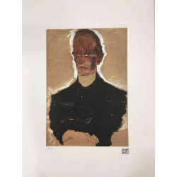 Egon Schiele Lithographie Off-Set-Edition 200 cm 50x70
