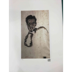 Egon Schiele Lithographie Off-Set-Edition 200 cm 50x70