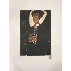Egon Schiele Lithographie Off-Set-Edition 200 cm 50x70