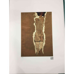 Egon Schiele Lithographie Off-Set-Edition 200 cm 50x70