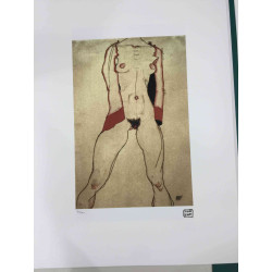 Egon Schiele Lithographie Off-Set-Edition 200 cm 50x70