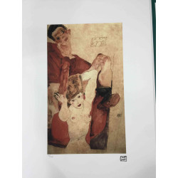 Egon Schiele Lithographie Off-Set-Edition 200 cm 50x70