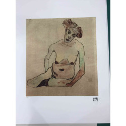 Egon Schiele Lithographie Off-Set-Edition 200 cm 50x70