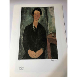 Amedeo Modigliani lithographie hors set 50x70 cm Archives Paris