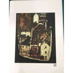 Egon Schiele Lithographie Off-Set-Edition 200 cm 50x70