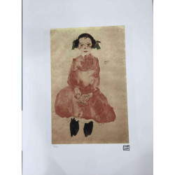 Egon Schiele Lithographie Off-Set-Edition 200 cm 50x70