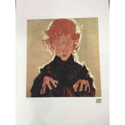 Egon Schiele Lithographie Off-Set-Edition 200 cm 50x70
