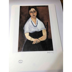 Offset litografii Amedeo Modiglianiego 50x70 cm Archiwum Paryża