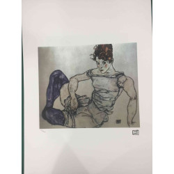 Egon Schiele Lithographie Off-Set-Edition 200 cm 50x70