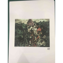 Egon Schiele Lithographie Off-Set-Edition 200 cm 50x70