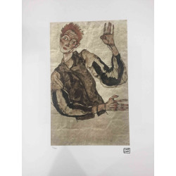 Egon Schiele Lithographie Off-Set-Edition 200 cm 50x70