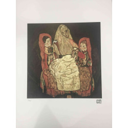 Egon Schiele Litografia off set edizione 200  cm 50x70