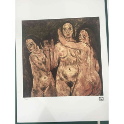 Egon Schiele Litografia off set edizione 200  cm 50x70