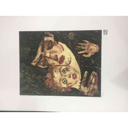 Egon Schiele Litografia offset edícia 200 cm 50x70