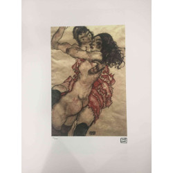 Egon Schiele Litografia off set editie 200 cm 50x70