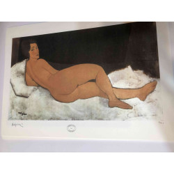 Amedeo Modigliani litografia off set 50x70 cm Arxius París