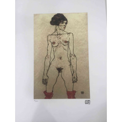 Egon Schiele Litografia off set edizione 200  cm 50x70