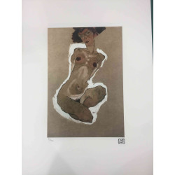 Egon Schiele Litografia offset edícia 200 cm 50x70
