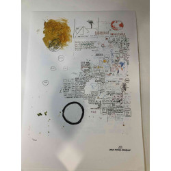 Basquiat Off set lithograph cm 50x70 certified