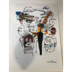 Basquiat Lithografie off set 50x70 cm gecertificeerd
