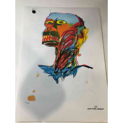 Basquiat Lithografie off set 50x70 cm gecertificeerd