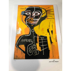 Basquiat Lithografie off set 50x70 cm gecertificeerd