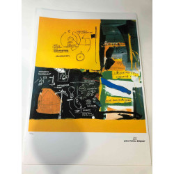 Basquiat Lithografie off set 50x70 cm gecertificeerd