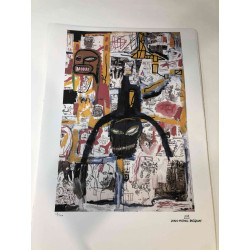 Basquiat Off set lithograph cm 50x70 certified