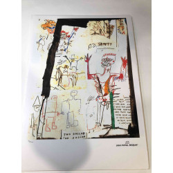 Basquiat Off set lithograph cm 50x70 certified