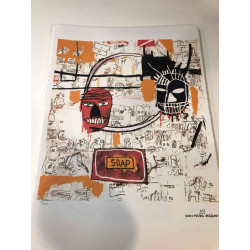 Basquiat Lithografie off set 50x70 cm gecertificeerd