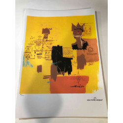 Basquiat Lithografie off set 50x70 cm gecertificeerd