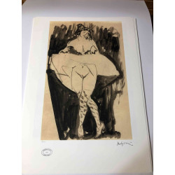 Litografia de Amedeo Modigliani off set 50x70 cm Arquivos Paris