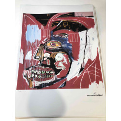 Basquiat Off set lithograph cm 50x70 certified