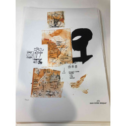 Basquiat Lithografie off set 50x70 cm gecertificeerd