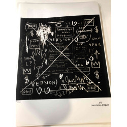 Basquiat Lithografie off set 50x70 cm gecertificeerd