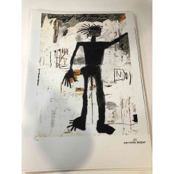 Basquiat Off set lithograph cm 50x70 certified