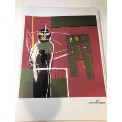 Basquiat Lithografie off set 50x70 cm gecertificeerd