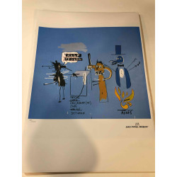 Basquiat Lithografie off set 50x70 cm gecertificeerd