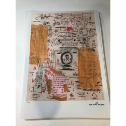 Basquiat Lithografie off set 50x70 cm gecertificeerd