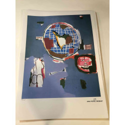 Basquiat Lithografie off set 50x70 cm gecertificeerd