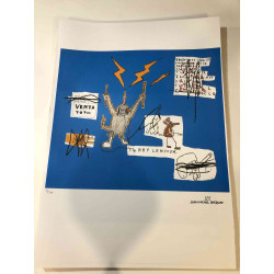 Basquiat Lithografie off set 50x70 cm gecertificeerd