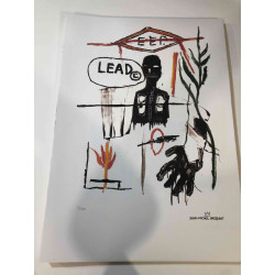 Basquiat Off set lithograph cm 50x70 certified