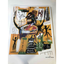 Basquiat Lithografie off set 50x70 cm gecertificeerd
