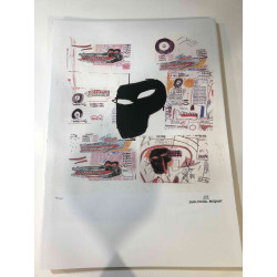 Basquiat Lithografie off set 50x70 cm gecertificeerd
