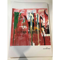 Basquiat Lithografie off set 50x70 cm gecertificeerd