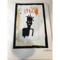 Basquiat Off set lithograph cm 50x70 certified